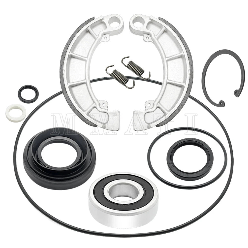 Rear Brake Shoes Kit w/Bearing Seals for Honda Foreman 500 TRX500FM/FE (2014–2019)