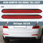 Rear Bumper Reflector Light for Honda Odyssey (2007-2013) - Red 2 x Lights