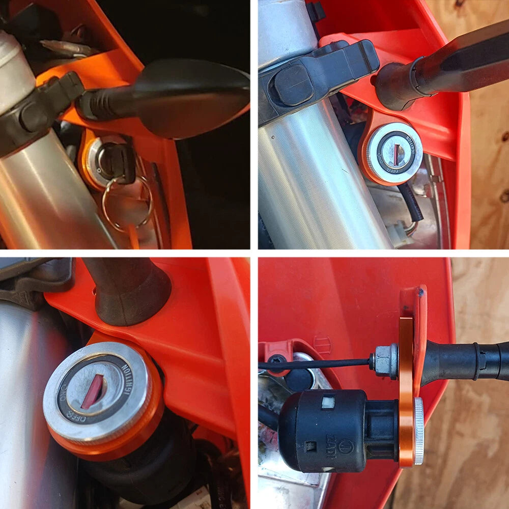 Ignition Key Switch Relocating Bracket for KTM 250 350 450 500 EXC-F (2017–2023)
