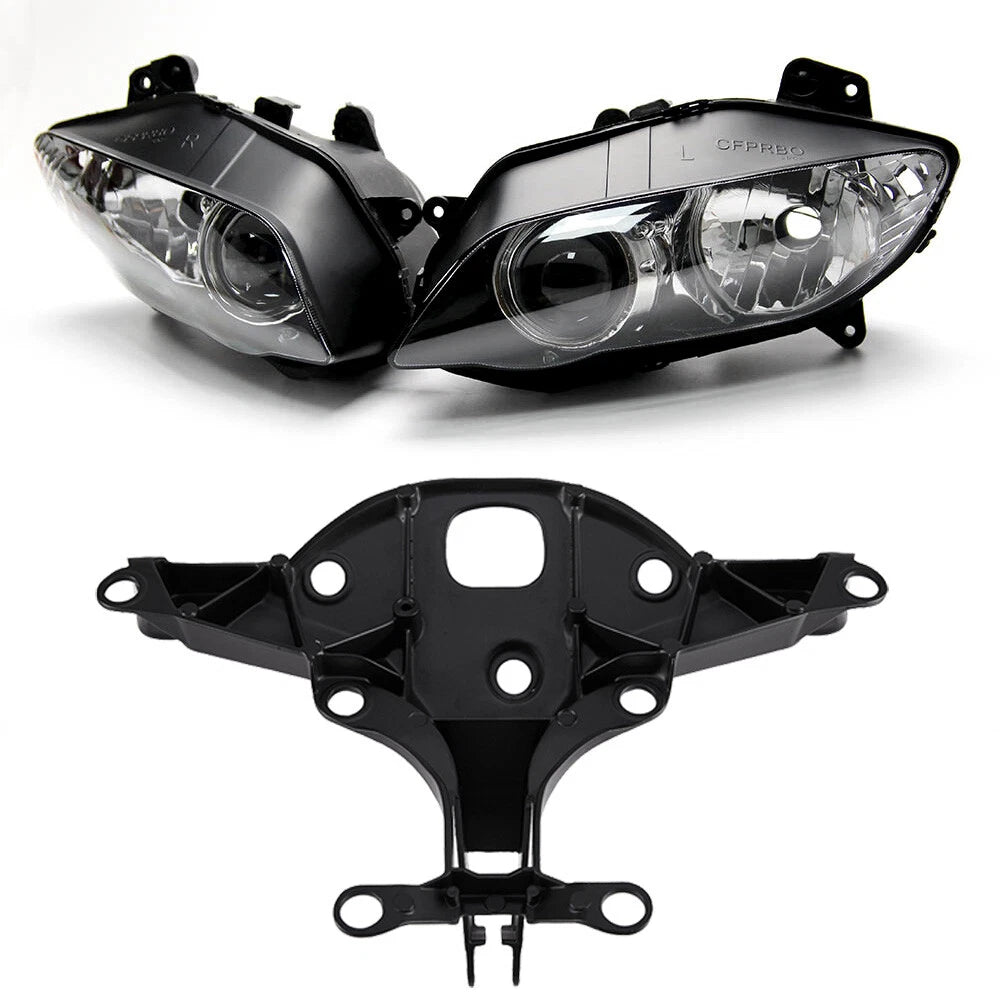 Front Headlight Assembly + Upper Fairing Stay Bracket for Yamaha YZF R1 (2004–2006)