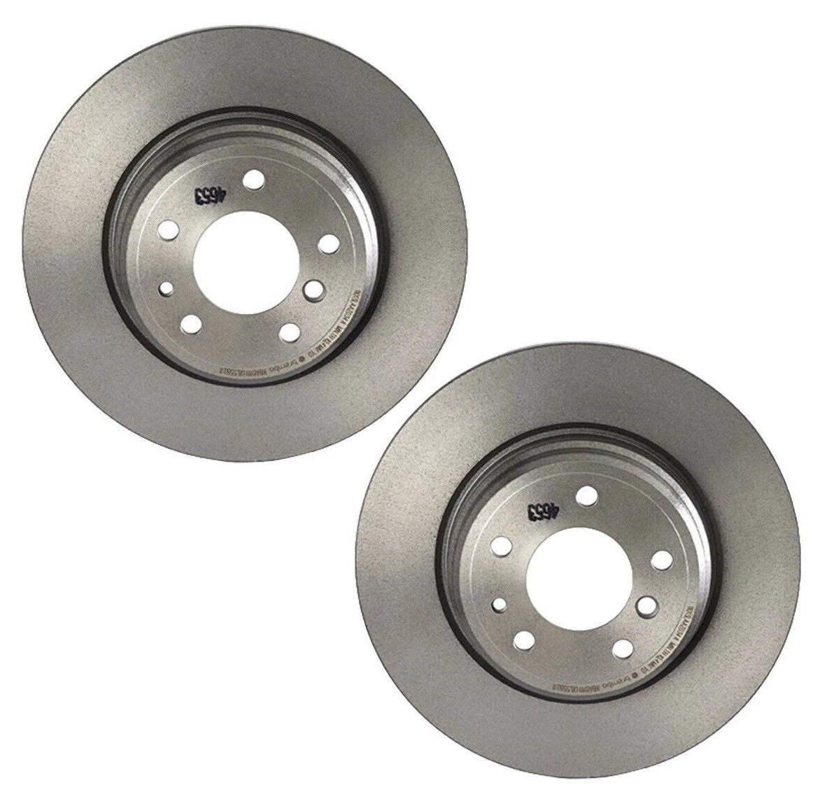 Set of 2 Brembo Rear Brake Disc Rotors 324mm for BMW E38 E31 (1995–2001)
