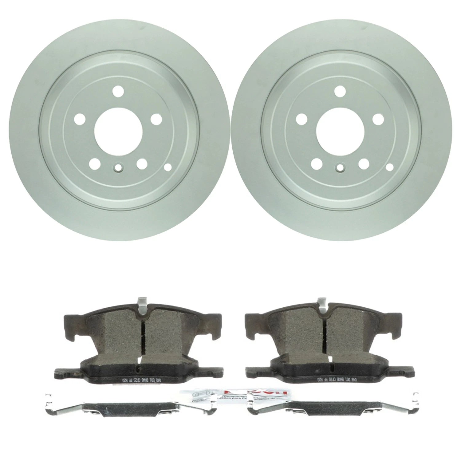 Bosch Rear Disc Brake Rotors & Ceramic Brake Pads Kit for Mercedes ML320 R350 (2006–2011)