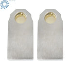 Set of 2 Battery Terminals for Car Audio Top Post (Universal)