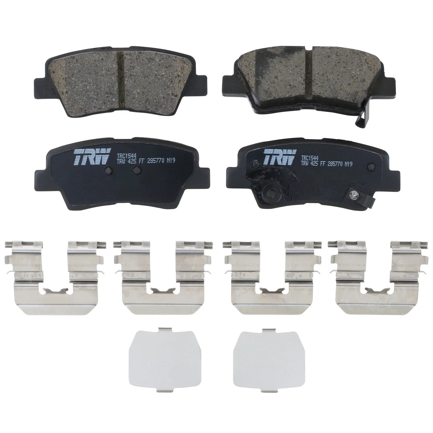 Rear Brake Kit 284mm Disc Rotors & TRW Ceramic Pads for Hyundai Azera, Kia Optima (2006–2019)