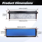 Set of 6 Engine Air Filters for Cascadia (2018–2022)