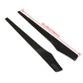 Side Skirt Extension Pair for Tesla Model S (2012–2019) Carbon Fiber Style
