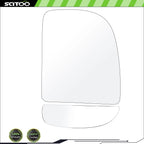 2X Upper Lower Towing Mirror Glass for Ford E-150 E-250 E-350 E-450 (Right Side)