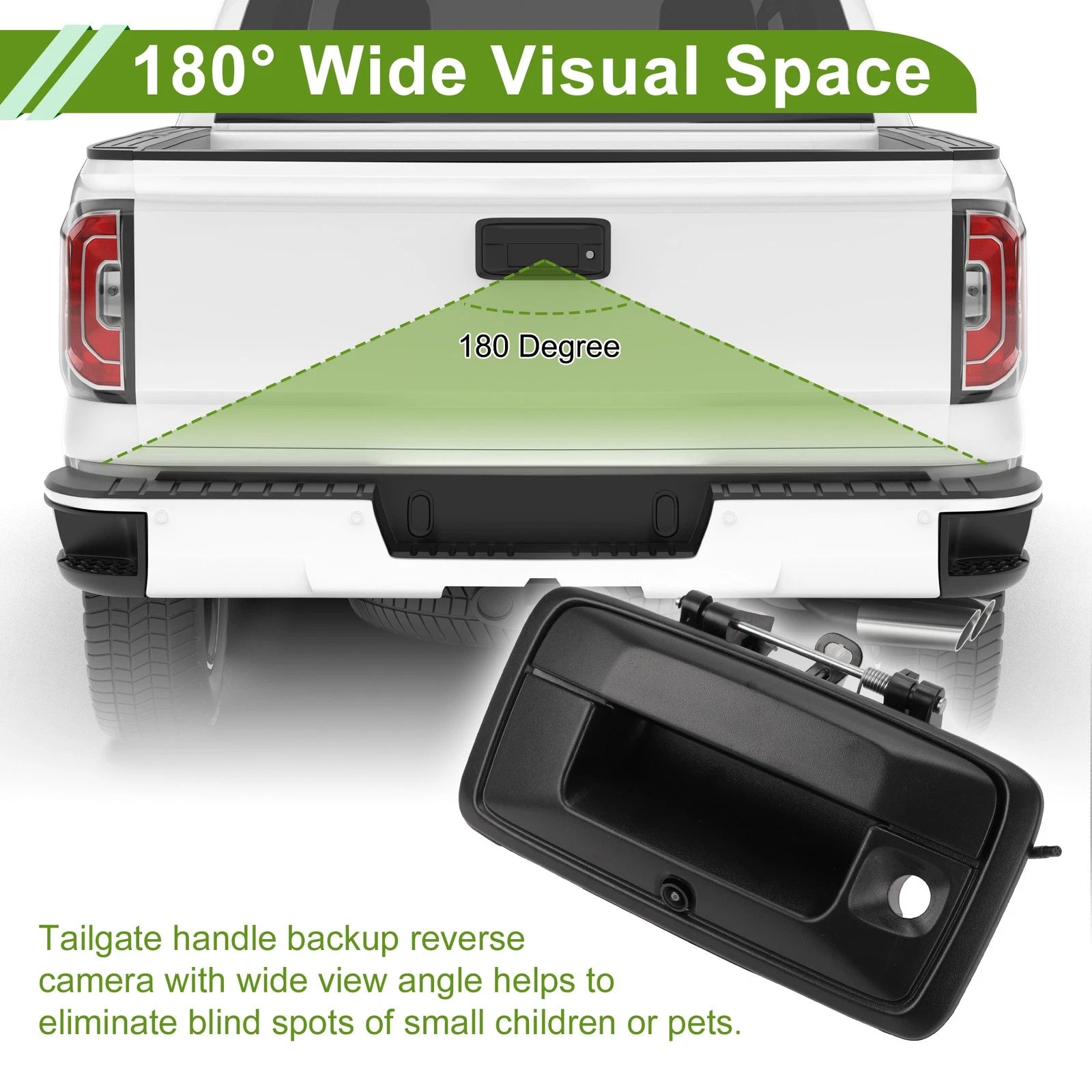 Tailgate Handle with Backup Camera No. 23128692 for Chevrolet Silverado 