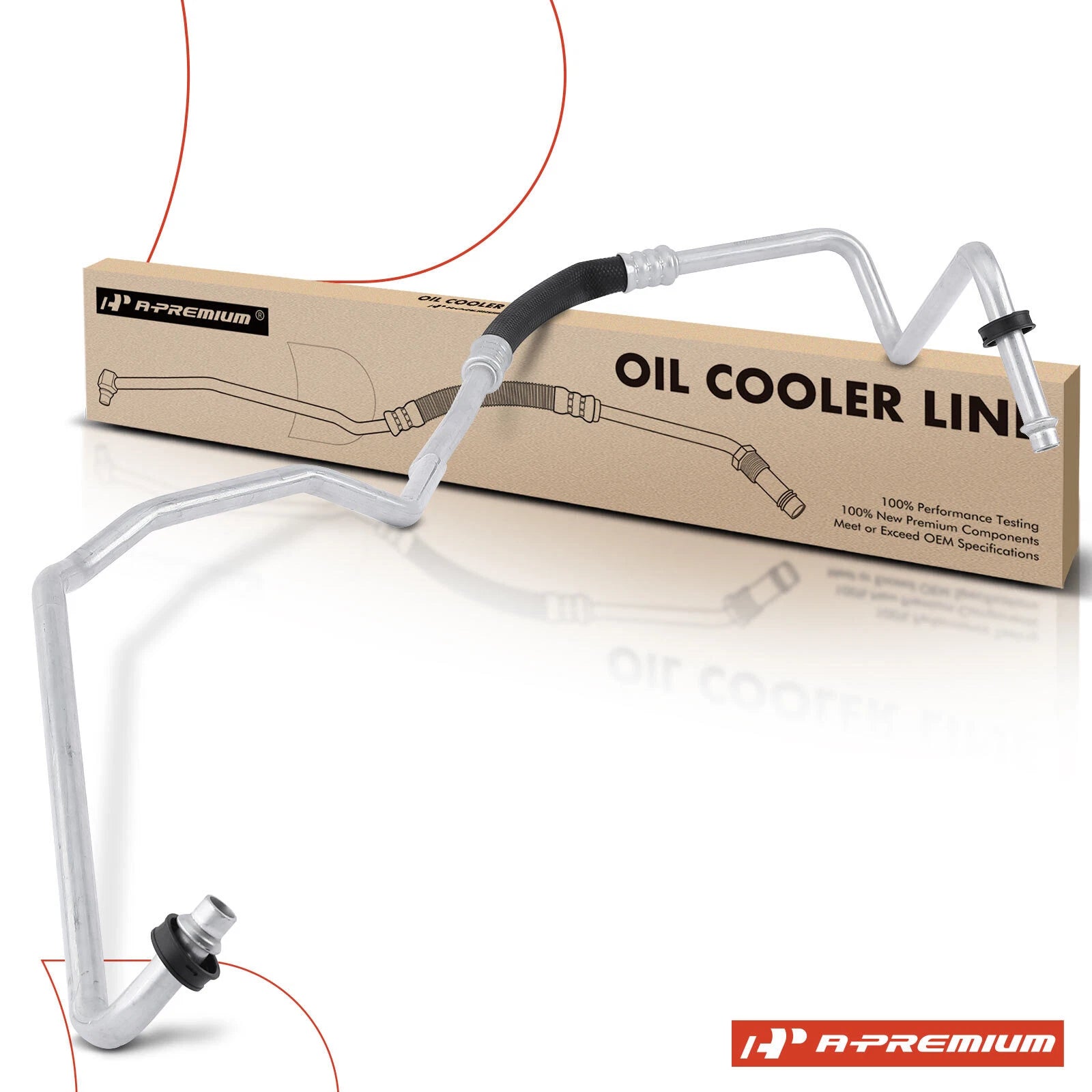 Driver Side Oil Cooler Line for Chevy Silverado GMC Sierra (2007–2019)