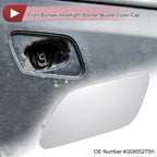 Front Left Washer Nozzle Cover Cap for Audi A6 (C7) (2015–2018) 1 Pcs Silver
