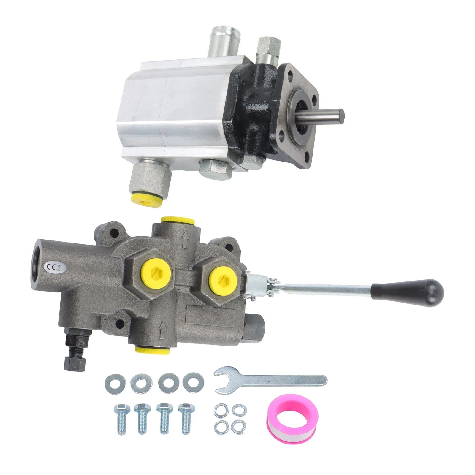 2X Stage Log Splitter Pump and Auto Detent Valve Kit for Various Models