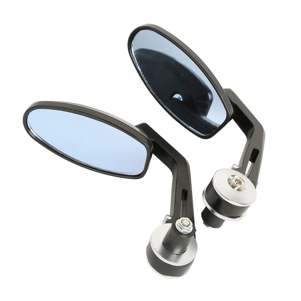 Handle Bar End Rearview Mirrors for Ducati Monster, Honda, Yamaha, Suzuki (Fit)