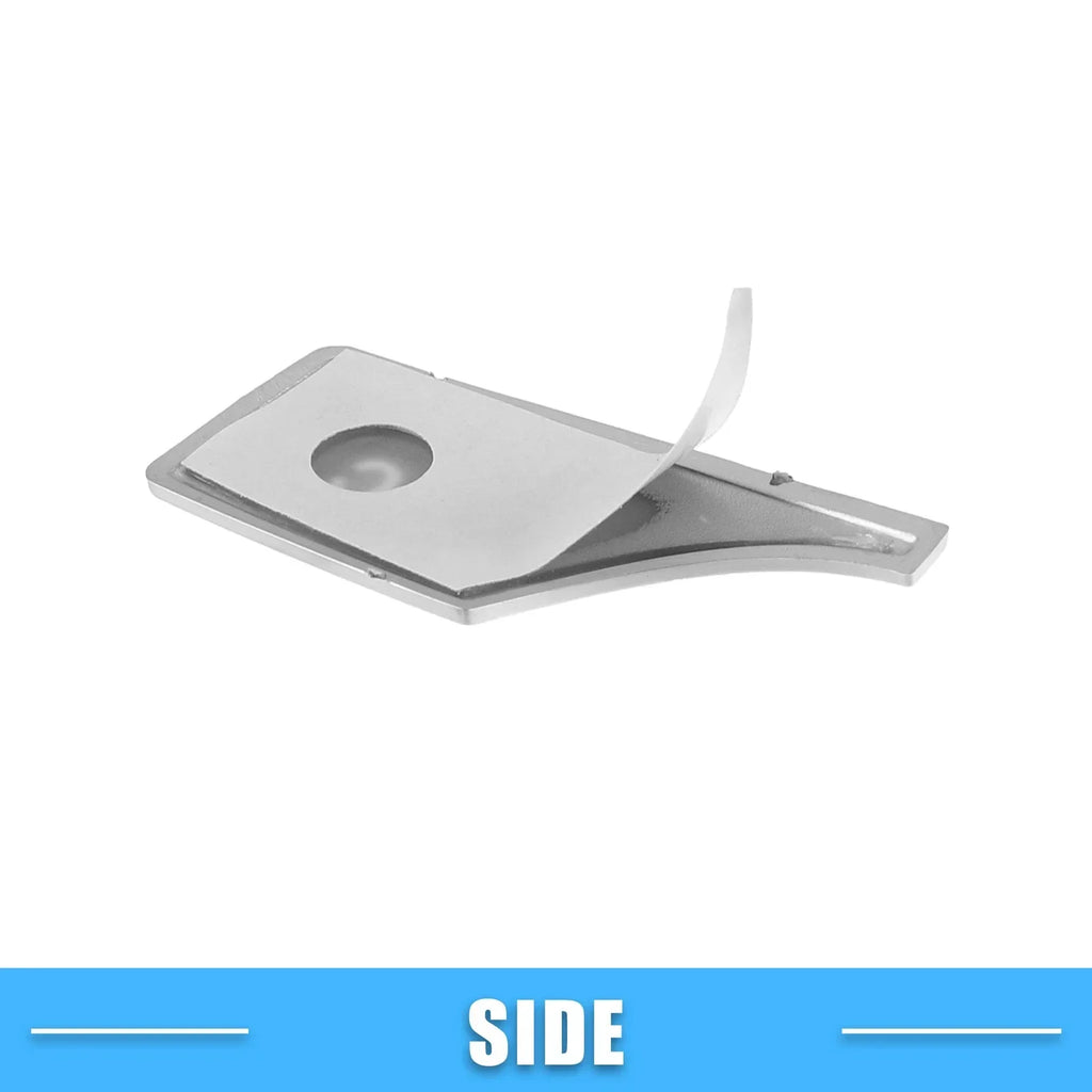 Multimedia Radio Button Cover for Mercedes-Benz GLK X204 (2010-2015) 2 x ABS Silver Tone