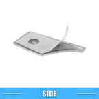 Multimedia Radio Button Cover for Mercedes-Benz GLK X204 (2010-2015) 2 x ABS Silver Tone