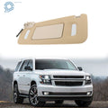 Driver Left Side Sun Visor for Silverado Sierra Tahoe Yukon (2007–2014) Beige