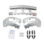 Chrome Front Bumper Face Bar for Chevy Silverado 1500 (2014–2015) W/Fog Hole