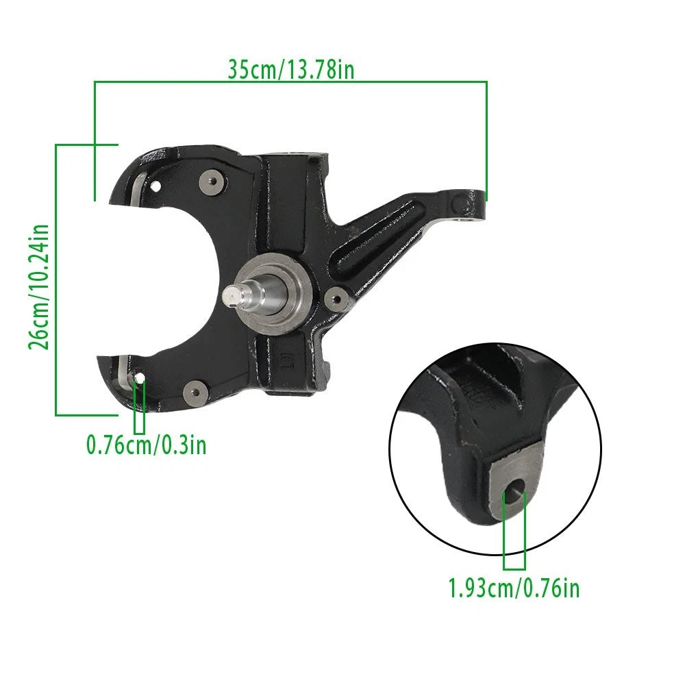 Pair 3'' Drop Lowering Spindles for GMC C1500 Suburban (1979–1986)