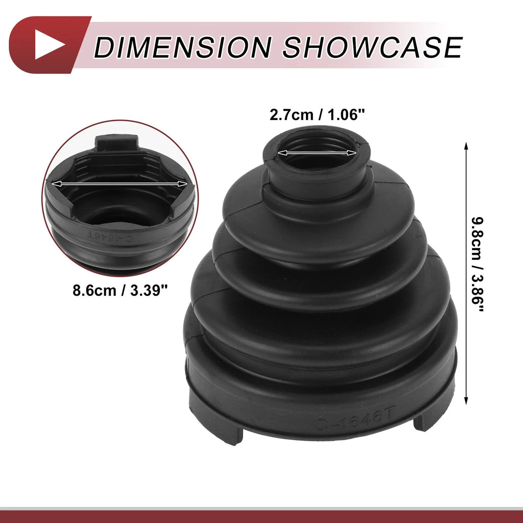 Inner CV Joint Boot Kit with Clamps for Toyota Venza (2009–2012) No.044370T030