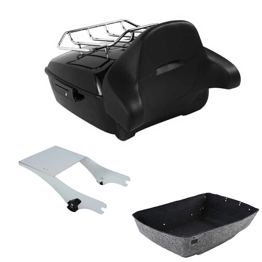 Trunk Wrap Around Backrest Pad for Harley Touring (1997–2008)