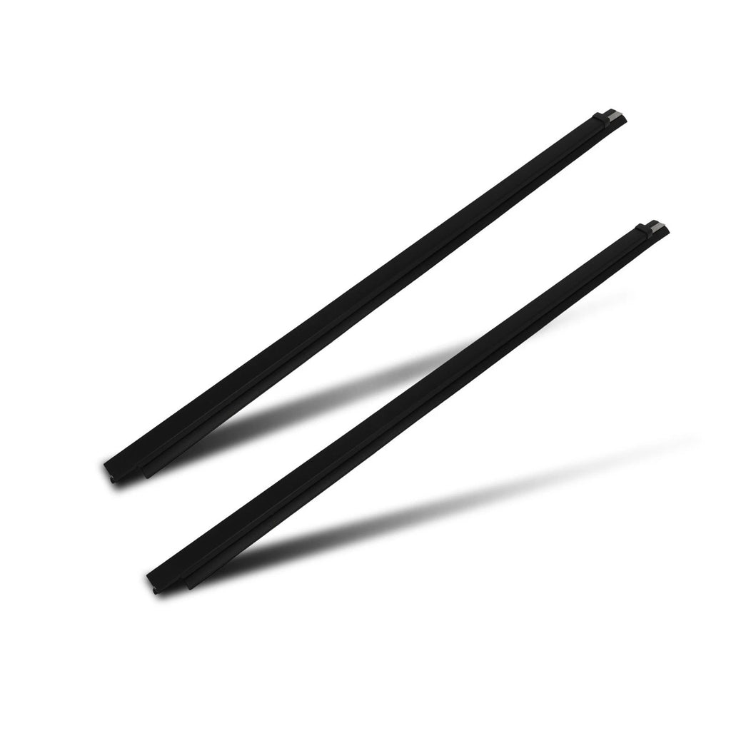 Pair Window Scraper Seal Belt Weatherstrip for Toyota Tacoma (1996–2003)