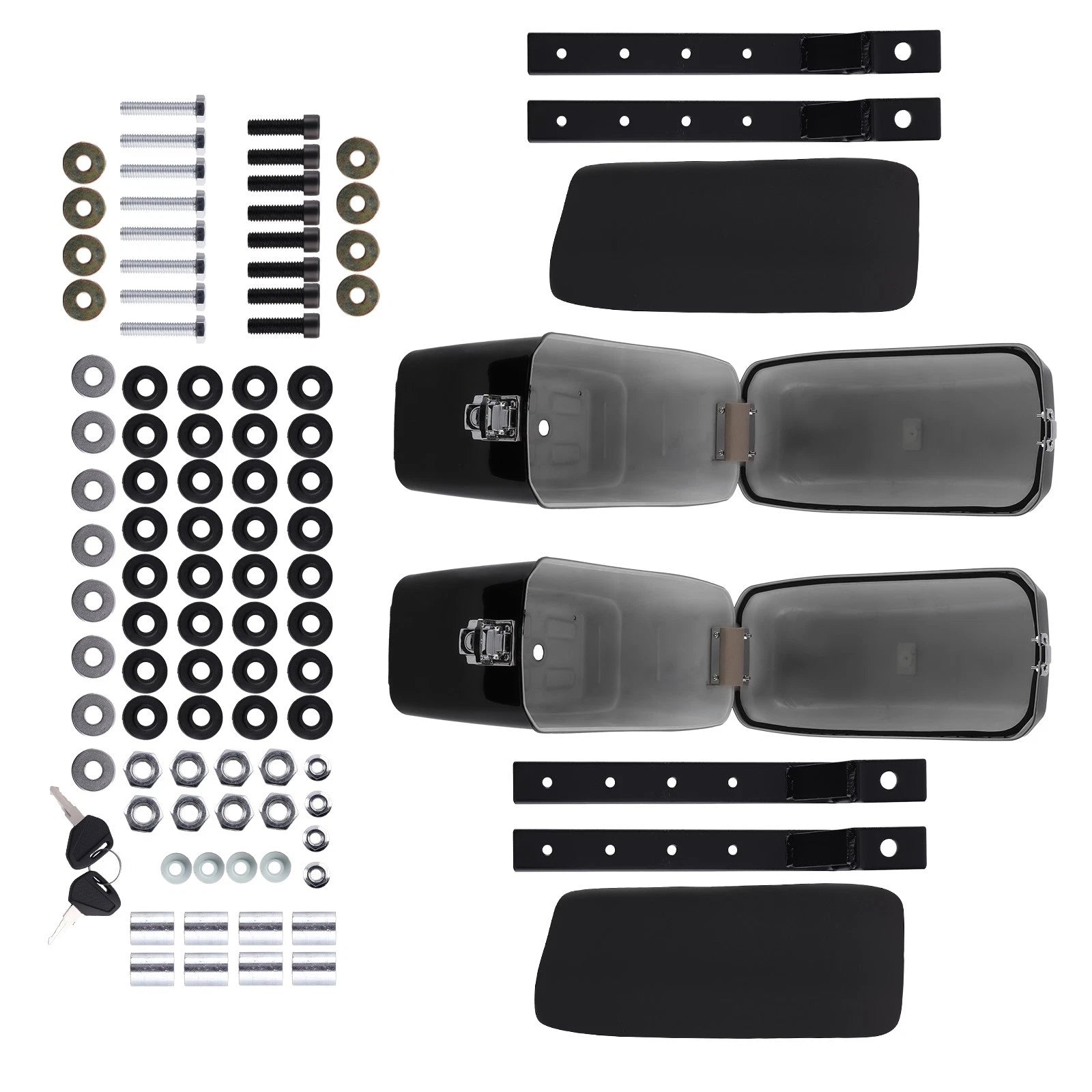 Universal Motorcycle Luggage Bag for Harley Honda Yamaha (17.8–7.9")
