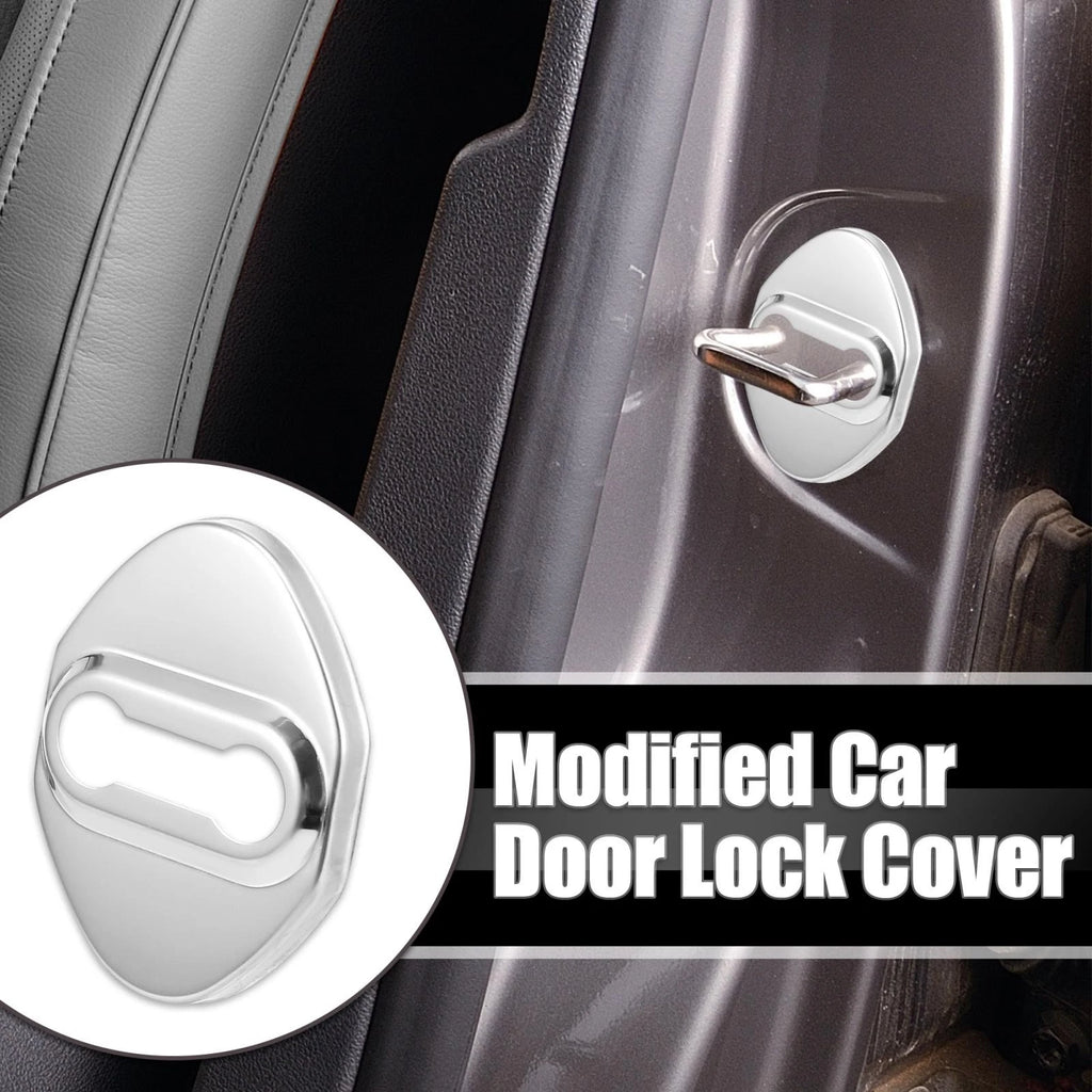 Set of 4 Door Lock Latch Striker Cover Caps for Toyota 