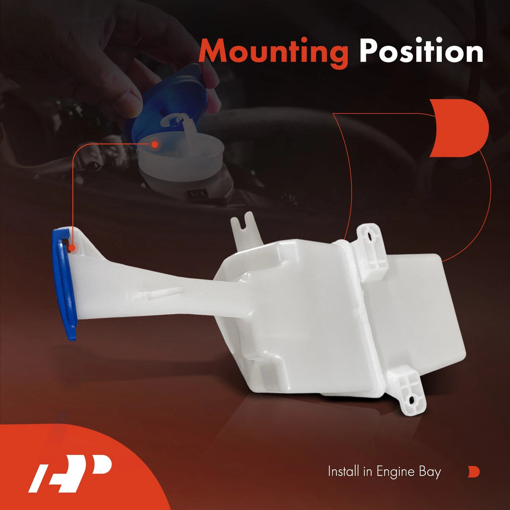 Windshield Washer Reservoir with Pump & Sensor for Kia Forte (2019-2023)