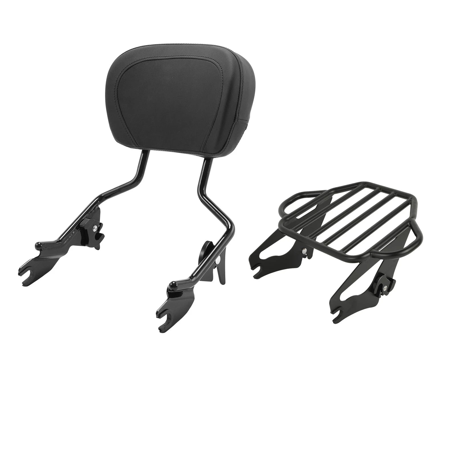 Detachable Backrest Sissy Bar Luggage Rack for Harley Street Glide (2009–2025)