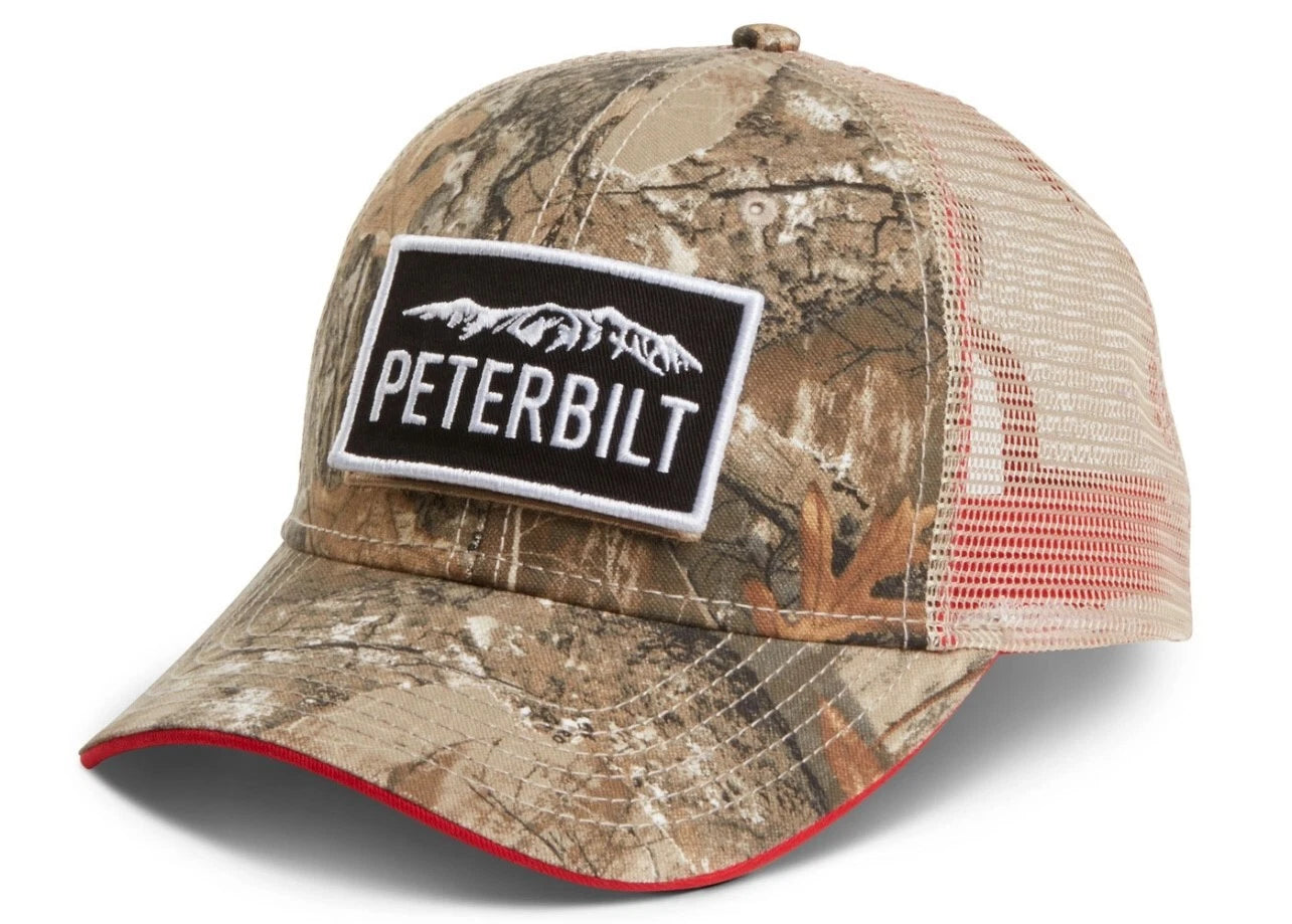Camo Mesh Cap for Peterbilt Trucks (Fits All Models)