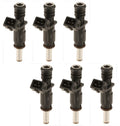 Set of 6 Fuel Injectors for BMW E01 E02 E60 E63 E66 E81 E84 E85 E87 E90 E91