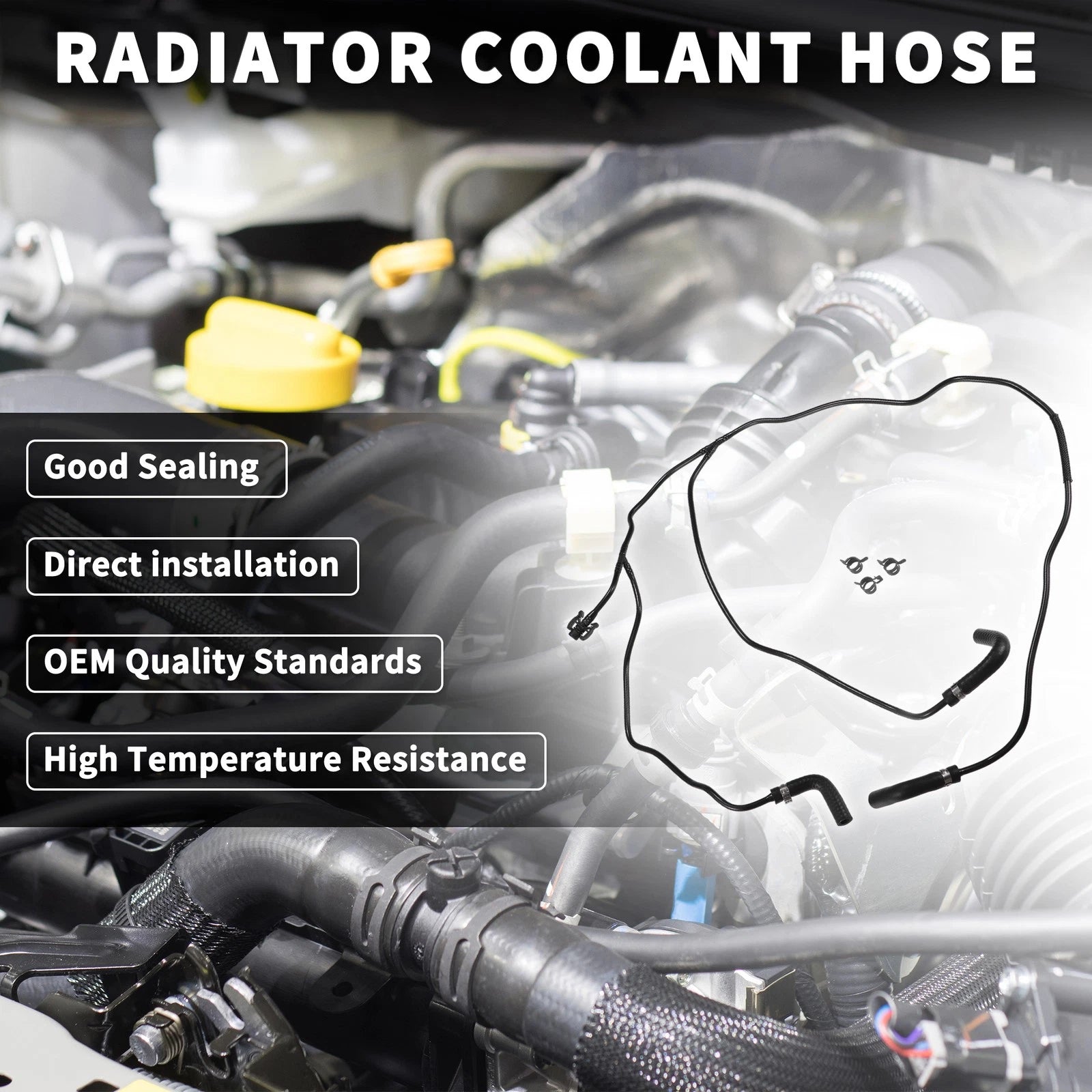 Radiator Coolant Hose for Ford Escape 1.5L (2017–2019) No.GV6Z8B081G