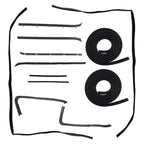 Door Weather Strip for Chevy Suburban (1973–1980) 1AWSD00157