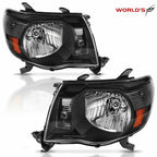 Set of 2 Halogen Headlights for Toyota Tacoma (2005–2011)