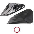 ABS Side Window Louvers for Toyota RAV4 (2019–2025) Carbon Fiber Finish