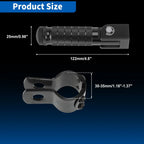Universal Motorcycle Rear Foot Pedal for Honda, Suzuki, Kawasaki - 1 Pair