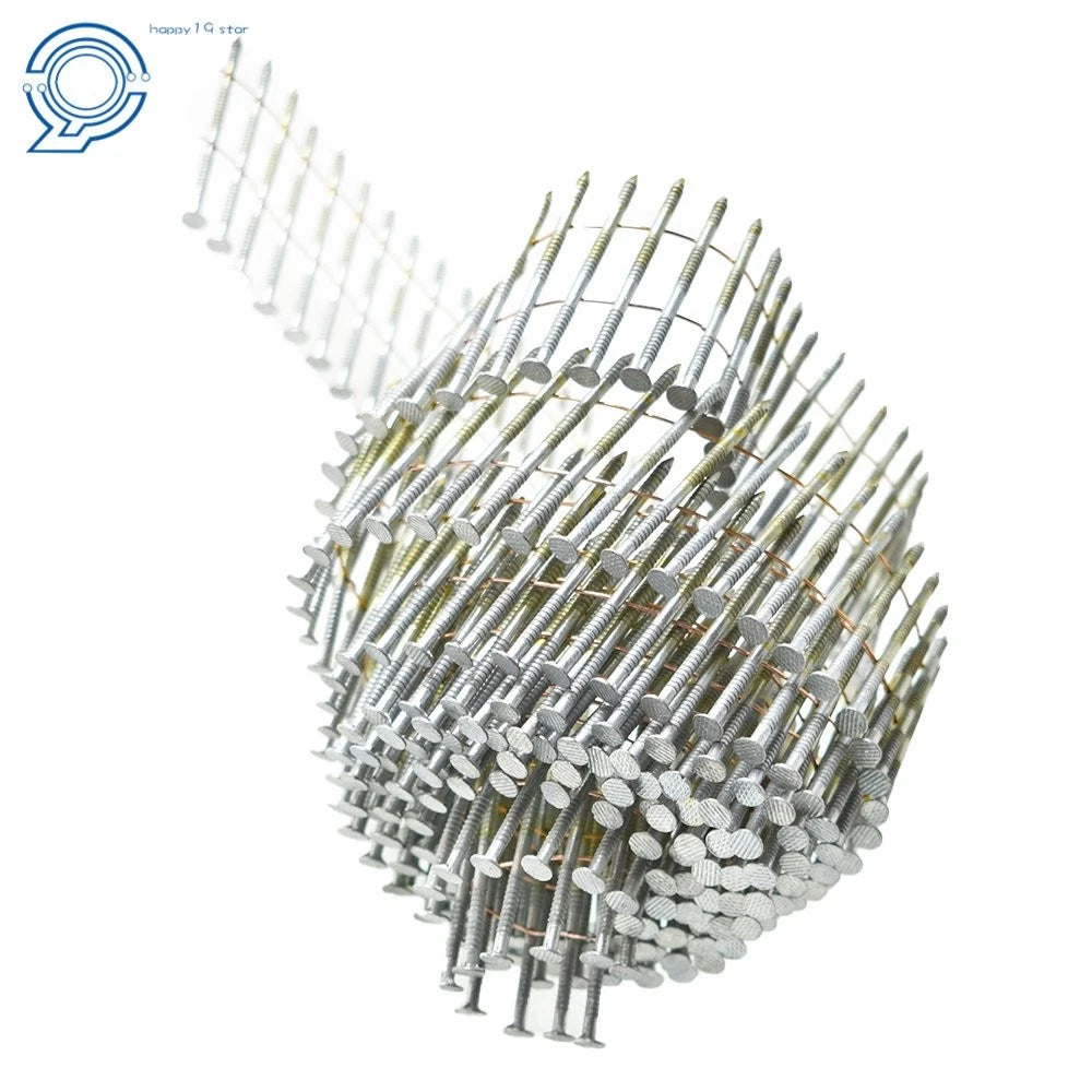 Set of 3600 Siding Nails 1-3/4" x 0.092" 15 Deg Collated Full Round Head