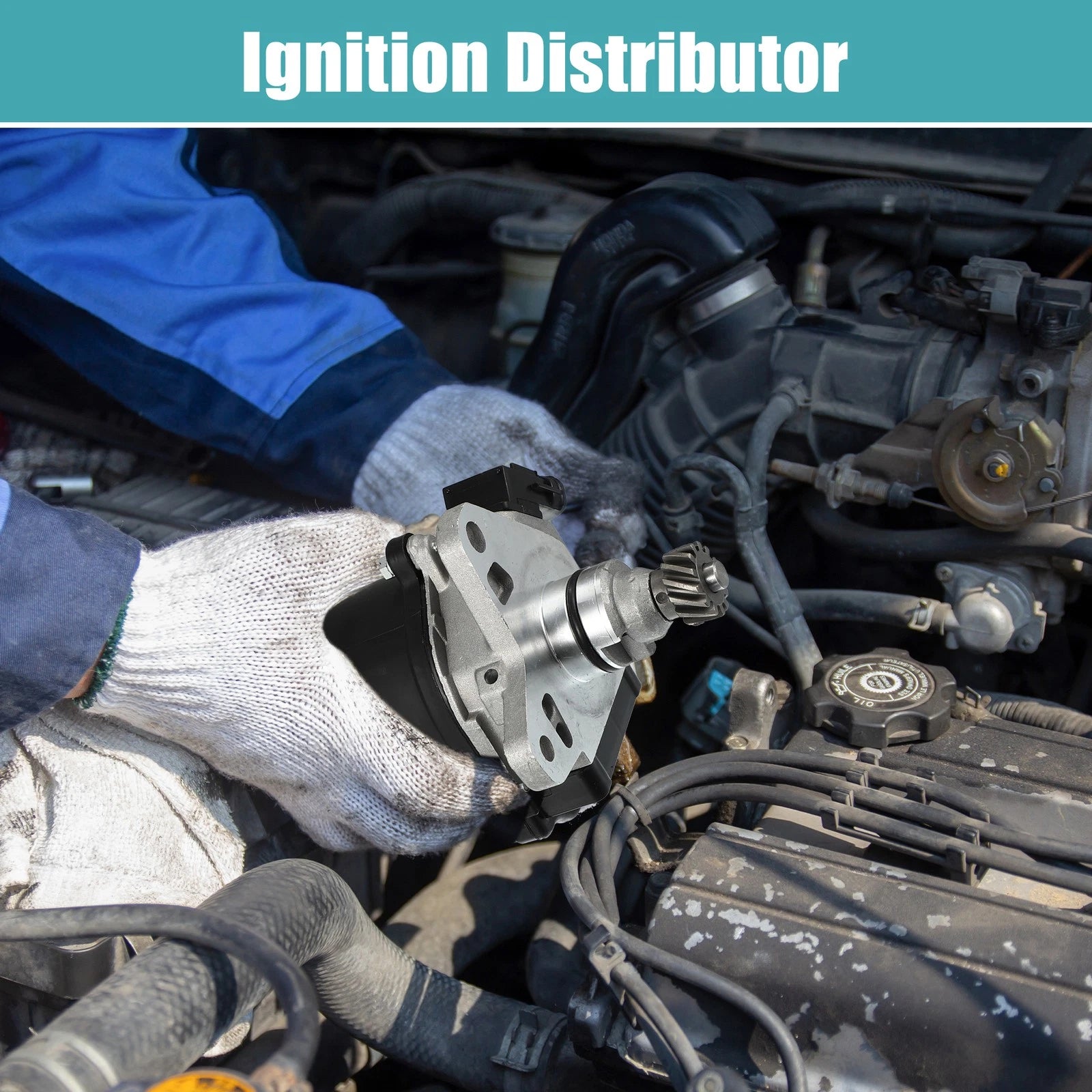 Ignition Distributor for Toyota T100 Tacoma 4Runner L4 2.4L 2.7L (1995–2004) 1905075020 TY42
