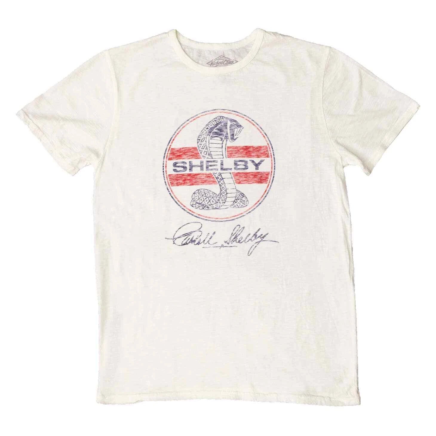 Carroll Shelby Cobra Logo Distressed T-Shirt for Jeep Grand Cherokee (1993–1998)