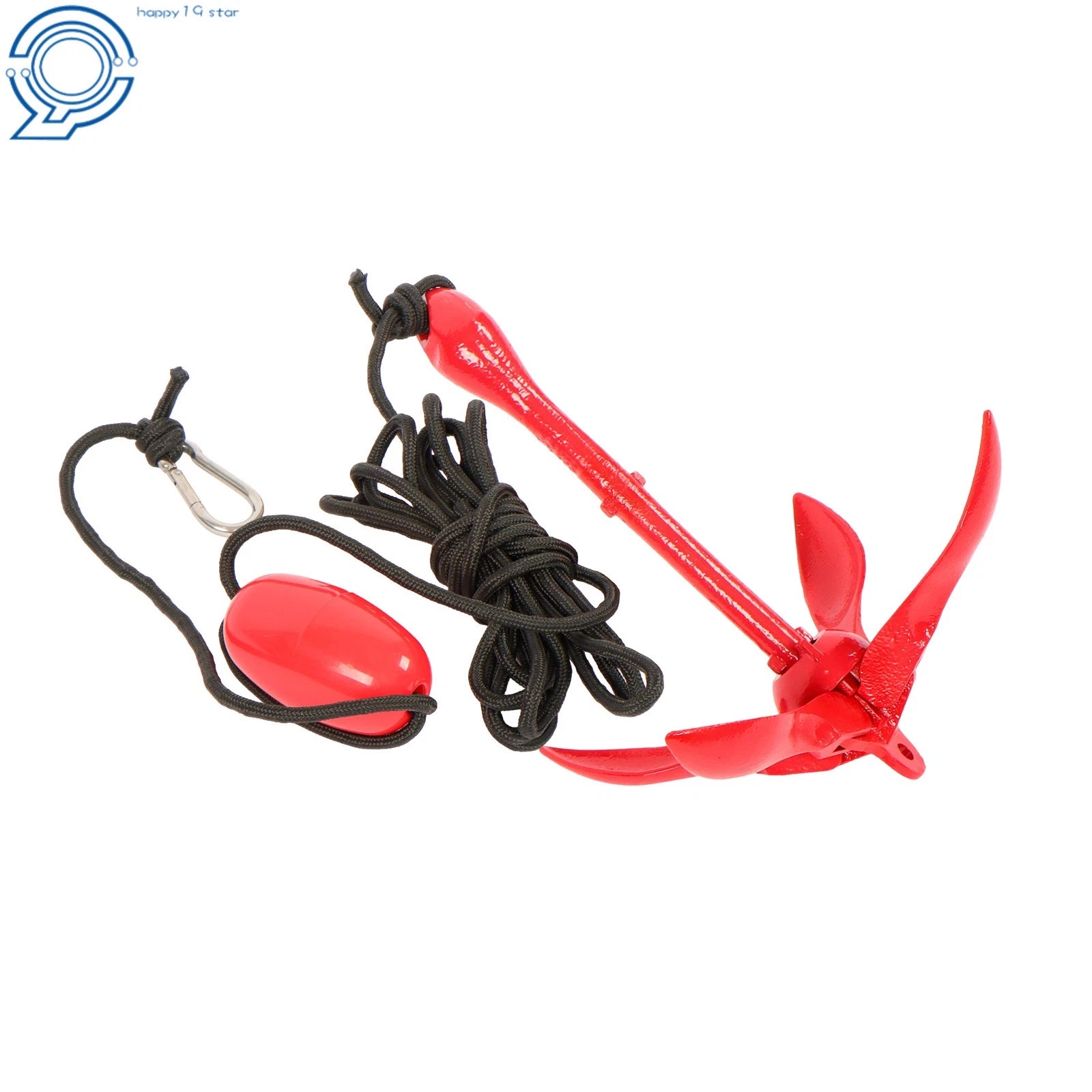 Folding Anchor with 26.2 ft Rope for Jet Ski Canoe Kayak Raft Boat