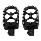 CNC Wide Foot Pegs for Harley Iron 883 2009–2017 (Rotating MX Chopper Bobber)