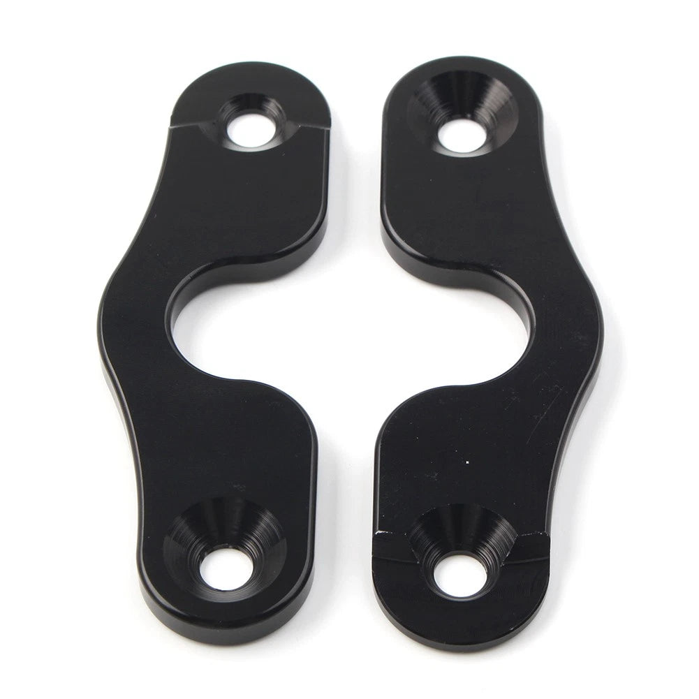 Set of 2 Sun Visor Taccom Clips for Jeep Wrangler JK JL JT (2018–2022) Black
