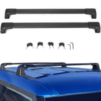 Set of 2 Aluminum Roof Rack Cross Bars for Kia Soul (2014–2019)