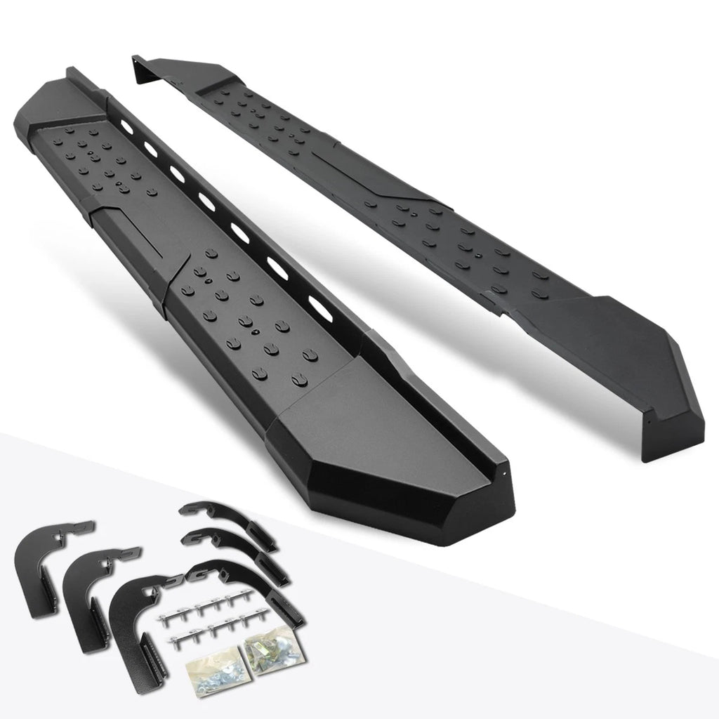 Set of 2 Side Step Nerf Bars for Colorado/Canyon Ext Cab (2015–2020) Black