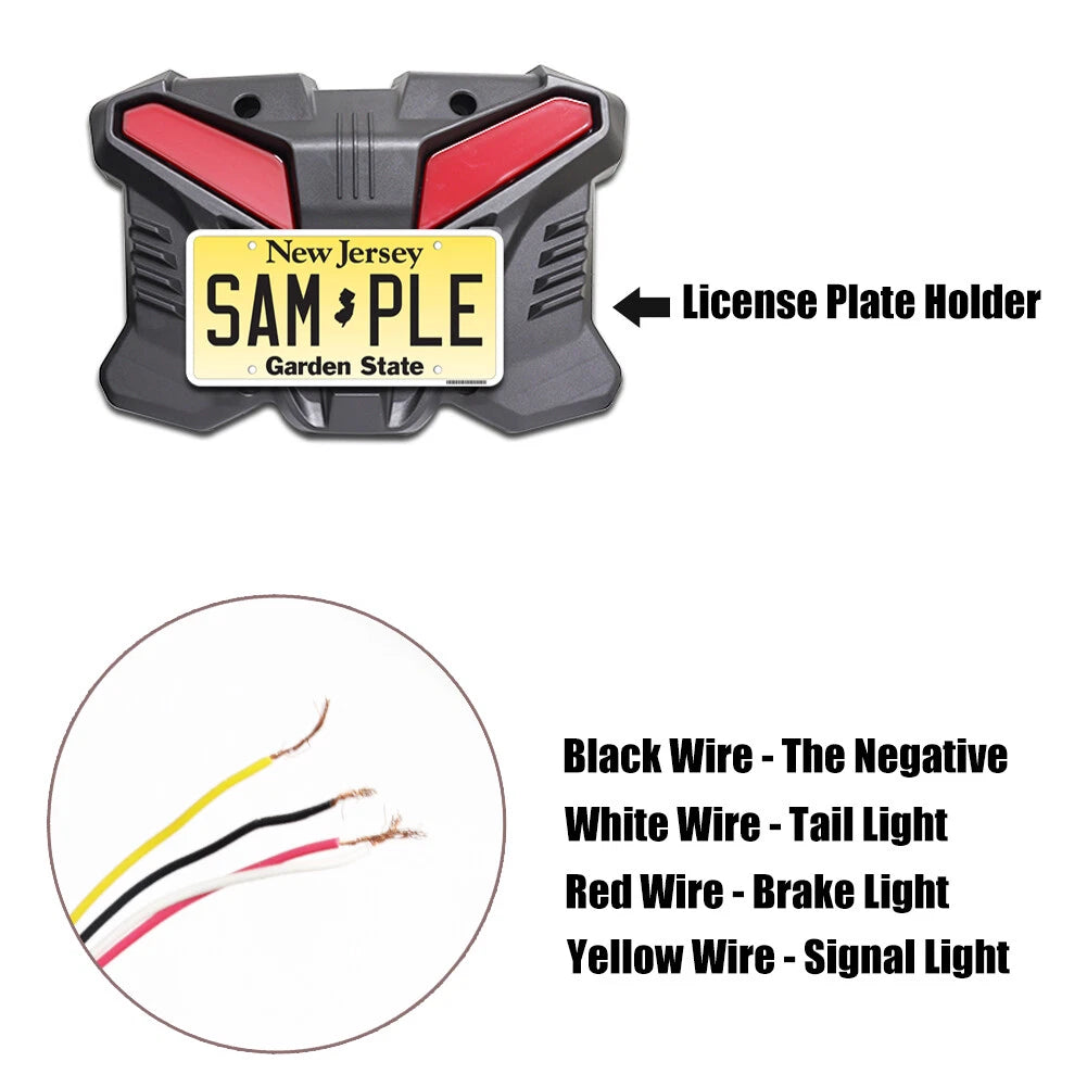 LED Tailgate Vent Plate for Jeep Wrangler