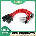 8X Spark Plug Wires for Chevy Silverado 1500, Yukon, GMC Sierra 2500 HD (2007–2013)