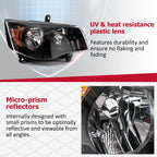 Right Headlight for Chrysler Town & Country (2008–2016) & Dodge Grand Caravan (2011–2020)
