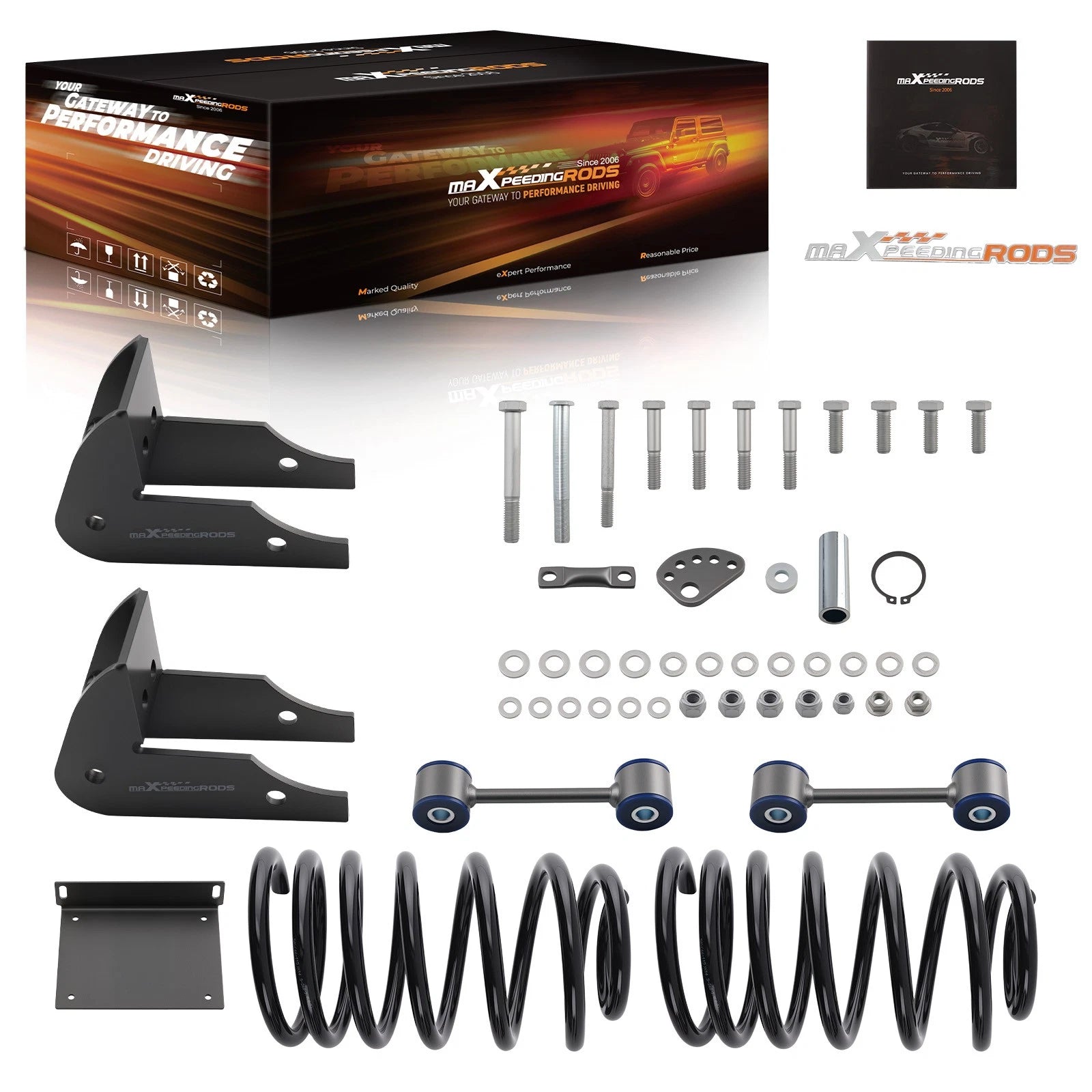 6" Rear Drop Lowering Kit for GMC Yukon/Suburban (2007–2014) Springs
