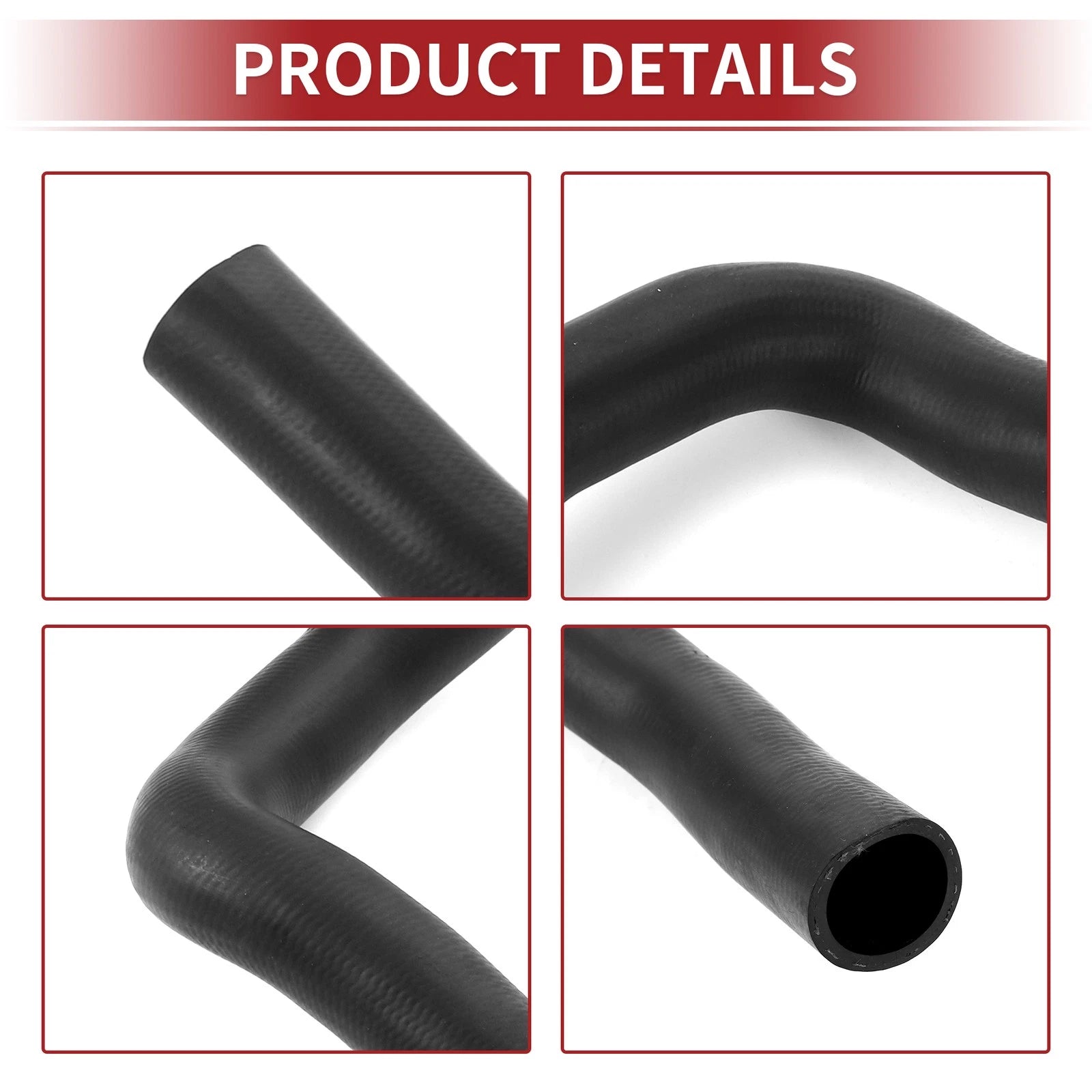 Radiator Hose for Honda CR-V 2.4L (2002–2006) No. 19501PNB000 Rubber Black