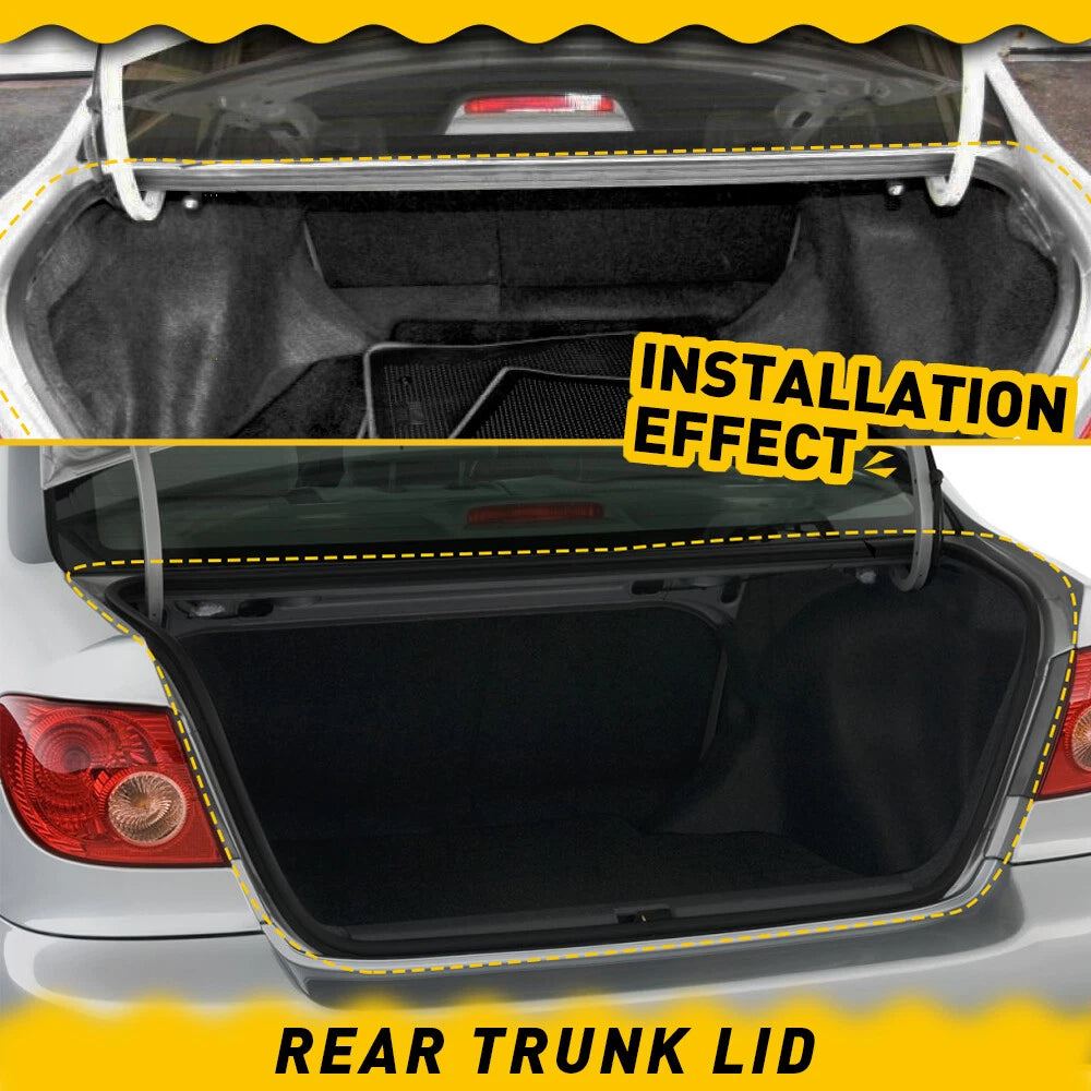 Rubber Weatherstrip Rear Trunk Lid Seal for Toyota Corolla/Matrix (2003–2008)