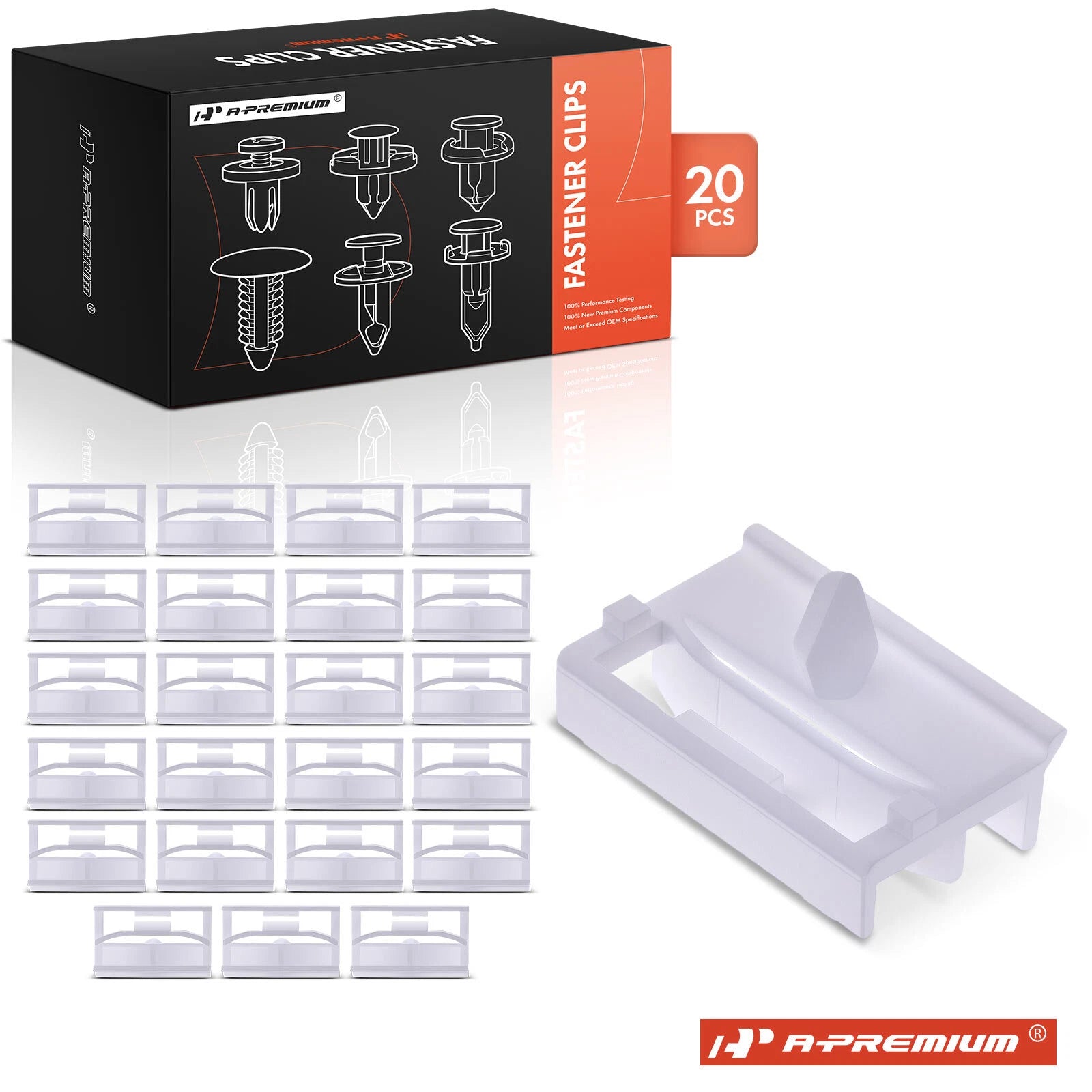 Set of 20 Door Sill Trim Clips for BMW E36 (1992–1999)